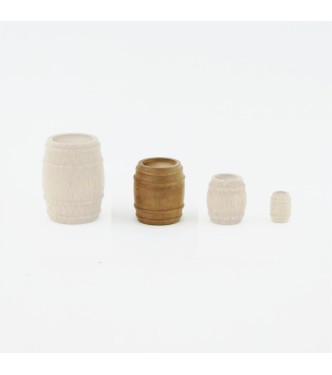 Grand tonneau (bois) 20 mm x 22 mm