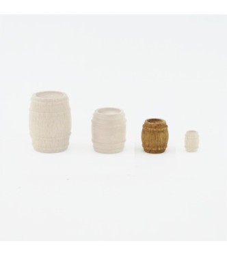 Tonneau moyen (bois) 15 mm x 17 mm