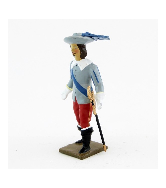 mousquetaire, tenue grise