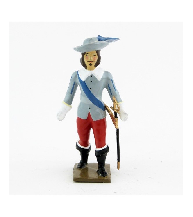 mousquetaire, tenue grise