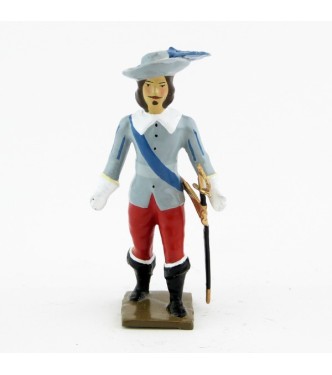 mousquetaire, tenue grise