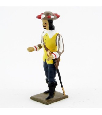 mousquetaire, veste jaune