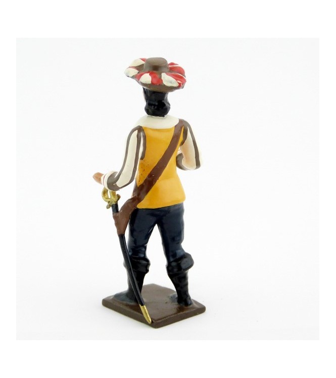mousquetaire, veste jaune