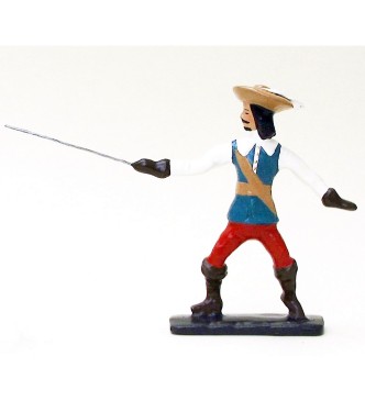 Mousquetaire sans cape (en garde)