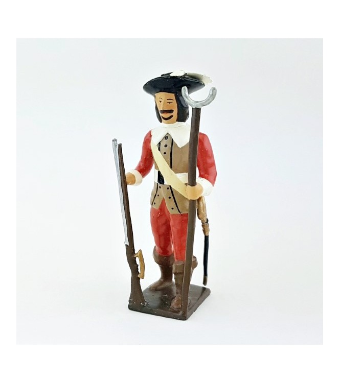 Garde de Richelieu, avec mousquet et porte-mousquet