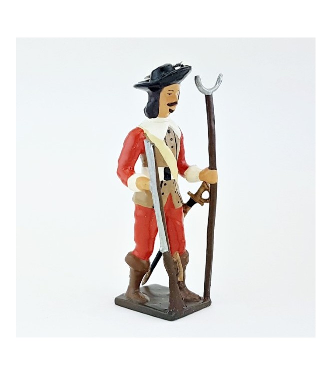 Garde de Richelieu, avec mousquet et porte-mousquet