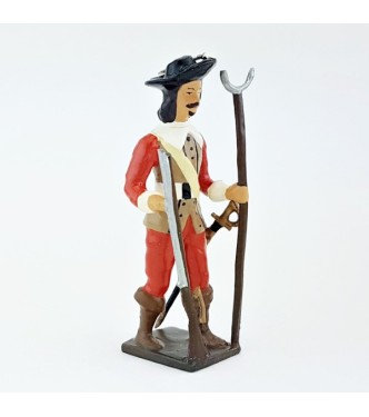 Garde de Richelieu, avec mousquet et porte-mousquet