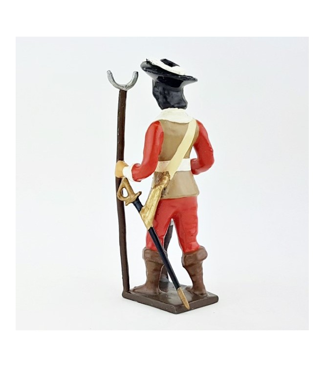 Garde de Richelieu, avec mousquet et porte-mousquet