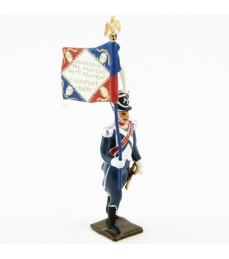 porte-drapeau du 25e régiment d'Infanterie légère
