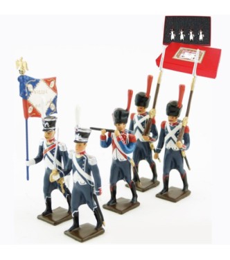 25e régiment d'Infanterie légère, coffret de 5 figurines