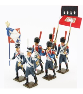 25e régiment d'Infanterie légère, coffret de 6 figurines