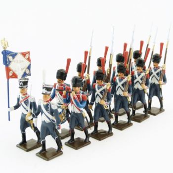 25e régiment d'Infanterie légère, ensemble de 12 figurines