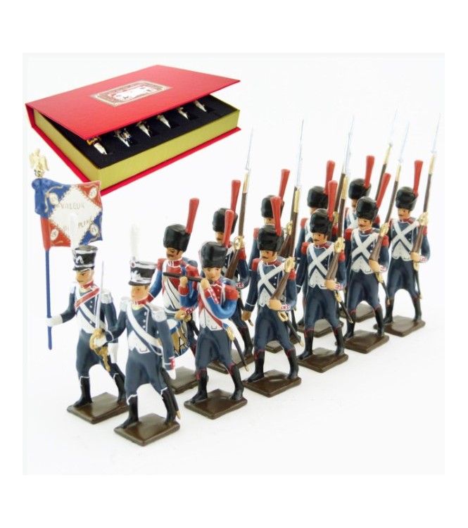25e régiment d'Infanterie légère, coffret de 12 figurines