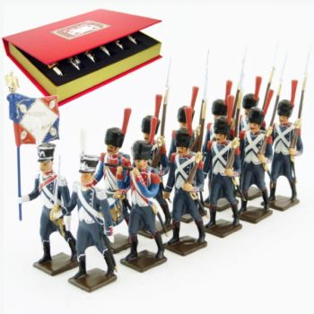 25e régiment d'Infanterie légère, coffret de 12 figurines