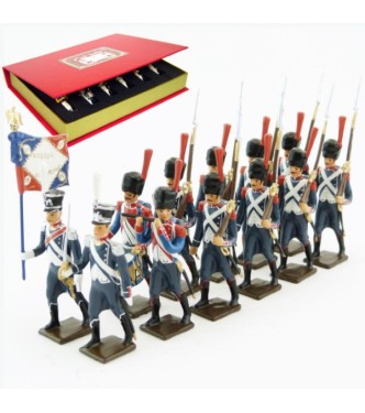 25e régiment d'Infanterie légère, coffret de 12 figurines