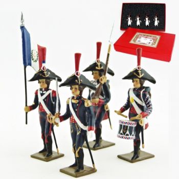 Pontonniers du Rhin (1792), coffret de 4 figurines