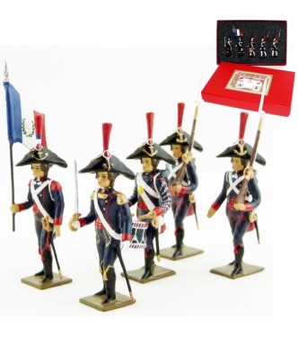 Pontonniers du Rhin (1792), coffret de 5 figurines