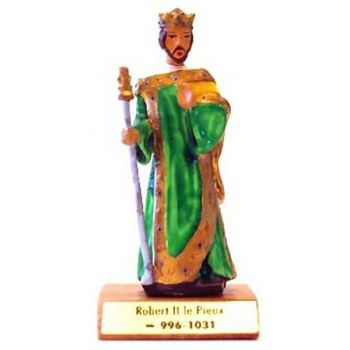 Robert II le Pieux sur socle bois