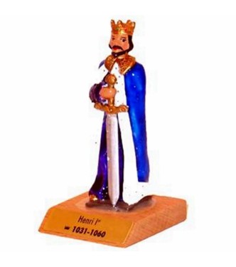Henri 1er sur socle bois