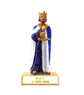 Henri 1er sur socle bois