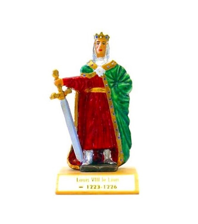 Louis VIII le Lion sur socle bois