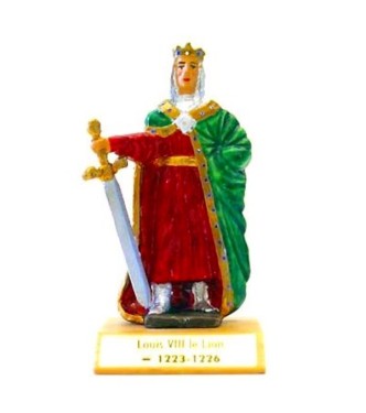 Louis VIII le Lion sur socle bois