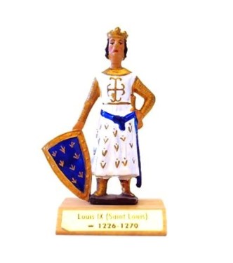 Louis IX sur socle bois