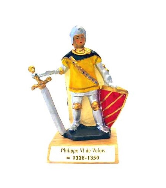 Philippe VI de Valois sur socle bois