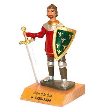 Jean II le Bon sur socle bois