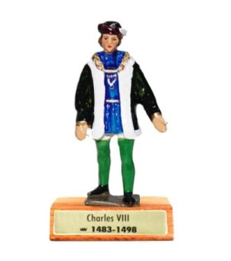 Charles VIII sur socle bois