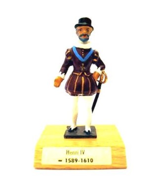 Henri IV le Grand sur socle bois