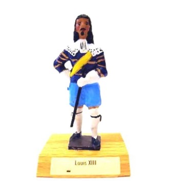 Louis XIII le Juste sur socle bois
