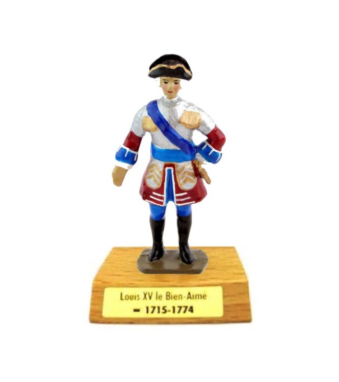 Louis XV le Bien-Aimé sur socle bois