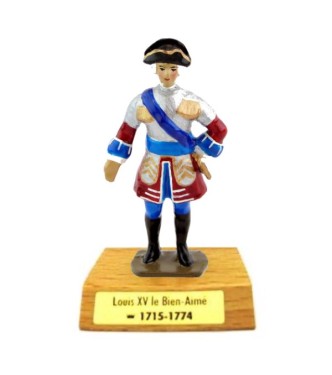 Louis XV le Bien-Aimé sur socle bois