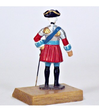 Louis XV le Bien-Aimé sur socle bois