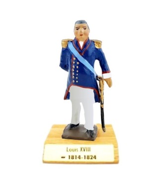 Louis XVIII sur socle bois