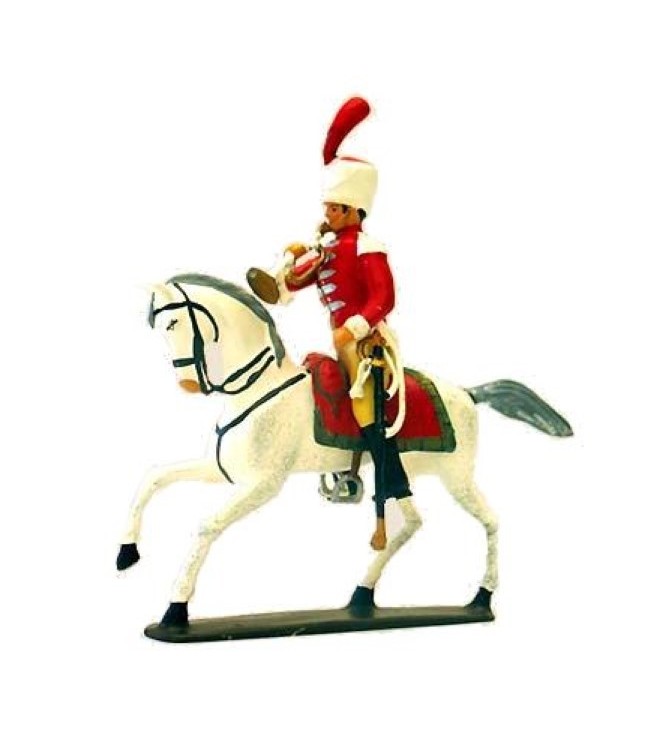 trompette attribué au 1er Régiment de Cuirassiers