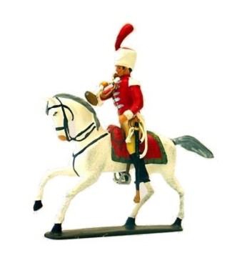 trompette attribué au 1er Régiment de Cuirassiers
