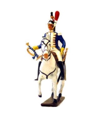 trompette en grande tenue du 14e Régiment de Cuirassiers