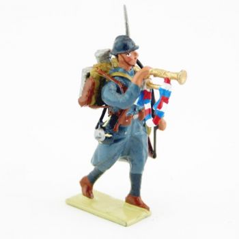 clairon de l’Infanterie de ligne Bleu Horizon (collection LG)