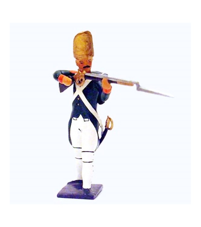 fantassin des grenadiers russes, fusil en joue