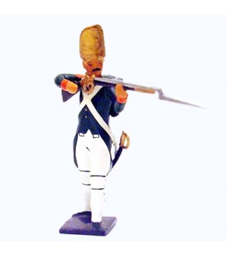 fantassin des grenadiers russes, fusil en joue