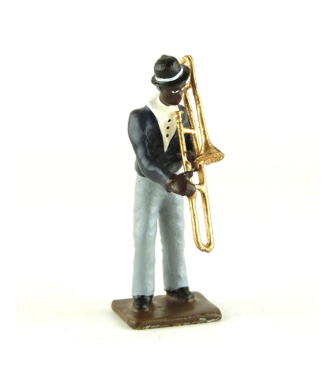 joueur de trombone (diorama le Jazz) (JZ06)