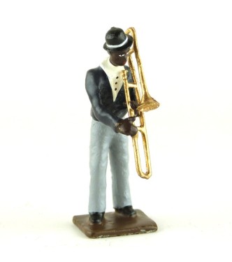 joueur de trombone (diorama le Jazz) (JZ06)