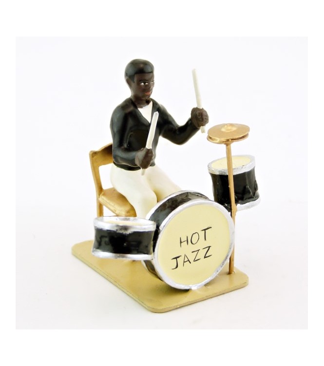 batteur et batterie Hot Jazz (diorama le Jazz) (JZ01)