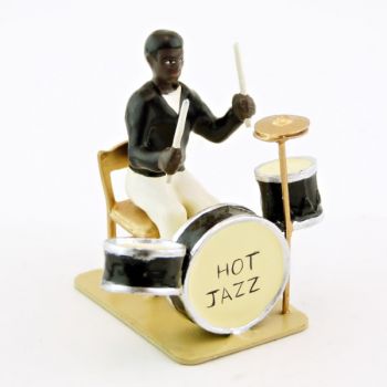 batteur et batterie Hot Jazz (diorama le Jazz) (JZ01)