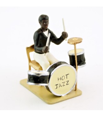 batteur et batterie Hot Jazz (diorama le Jazz) (JZ01)