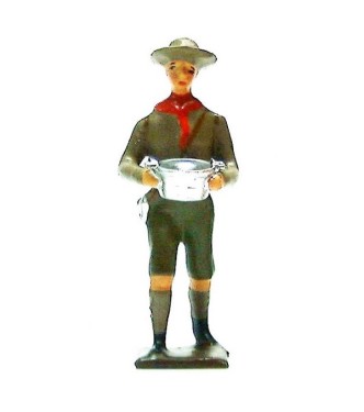 scout avec marmite