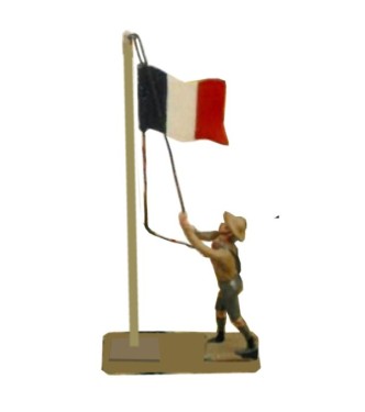 scout levant les couleurs