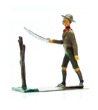 scout sciant une branche